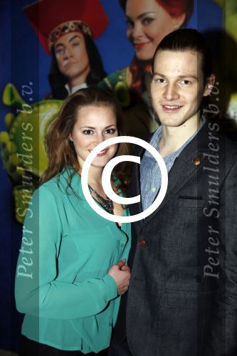 Amsterdam 13 januari 2013
Voorstelling Shrek in het RAI theater. Guido v d Spek met vriendin
Peter Smulders bv