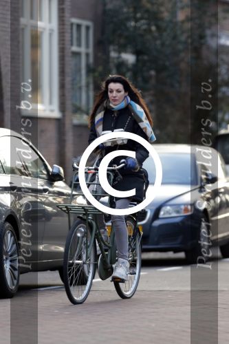 Amsterdam 13 januari 2013
Irene v d Laar op de fiets.
Peter Smulders bv