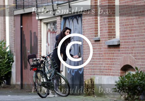 Amsterdam 13 januari 2013
Irene v d Laar op de fiets.
Peter Smulders bv