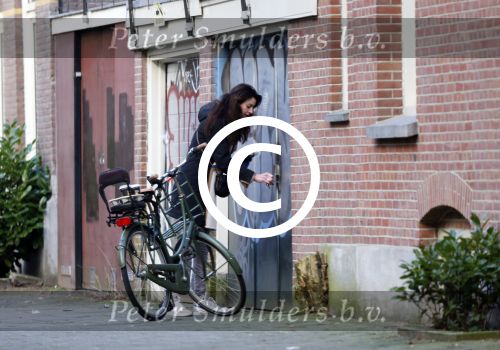 Amsterdam 13 januari 2013
Irene v d Laar op de fiets.
Peter Smulders bv