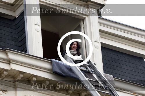Amsterdam 22 december 2012
Isa Hoes aan het verhuizen naar haar nieuwe huis aan het vondelpark.
Peter Smulders bv