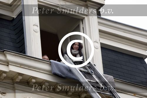 Amsterdam 22 december 2012
Isa Hoes aan het verhuizen naar haar nieuwe huis aan het vondelpark.
Peter Smulders bv