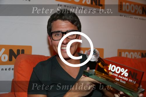 Hilversum, 9 Januari 2013
Uitreiking 100% NL Awards 2012
Jan Smit, winnaar Oevre Award 2012
Foto Peter Smulders BV
