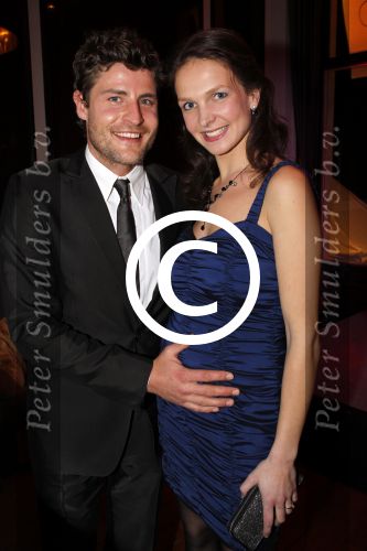 Antwerpen 12 februari 2011
Opening Restaurant Lust in Antwerpen. Koert-Jan de Bruijn met zijn zwangere vriendin Charlotte
Peter Smulders bv