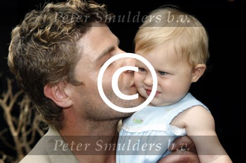 Amsterdam 12 juni 2009
Papa van het jaar verkiezing 
Koert-Jan de Bruijn met zijn vriendin Charlotte en dochter.