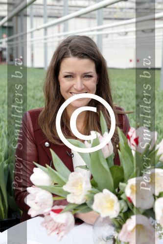 Spierdijk 17 januari 2013
Doop tulp Merel Delight vernoemd naar presentatrice Merel Westrik.
Peter Smulders bv