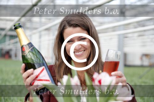 Spierdijk 17 januari 2013
Doop tulp Merel Delight vernoemd naar presentatrice Merel Westrik.
Peter Smulders bv