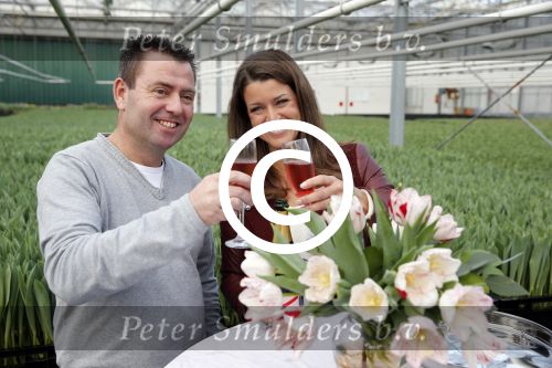 Spierdijk 17 januari 2013
Doop tulp Merel Delight vernoemd naar presentatrice Merel Westrik.
Peter Smulders bv