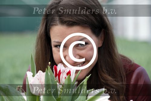 Spierdijk 17 januari 2013
Doop tulp Merel Delight vernoemd naar presentatrice Merel Westrik.
Peter Smulders bv