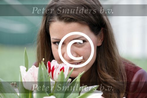 Spierdijk 17 januari 2013
Doop tulp Merel Delight vernoemd naar presentatrice Merel Westrik.
Peter Smulders bv
