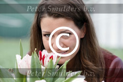 Spierdijk 17 januari 2013
Doop tulp Merel Delight vernoemd naar presentatrice Merel Westrik.
Peter Smulders bv