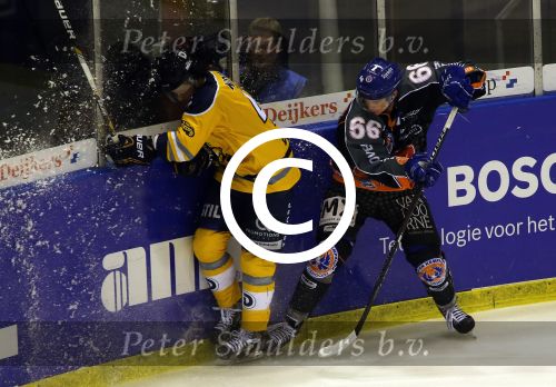 Tilburg, 13 Januari 2013
Finale Ijshockey tussen Kemphanen-Tilburg Trappers, eindstand 3-5
Mike Verschuren (No. 66)
Foto Peter Smulders BV