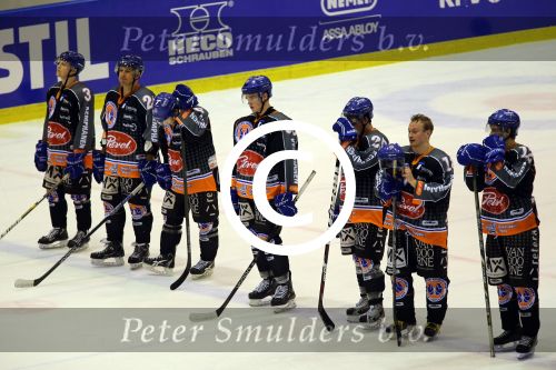 Tilburg, 13 Januari 2013
Finale Ijshockey tussen Kemphanen-Tilburg Trappers, eindstand 3-5
Mike Verschuren (No. 66)
Foto Peter Smulders BV