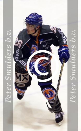 Tilburg, 13 Januari 2013
Finale Ijshockey tussen Kemphanen-Tilburg Trappers, eindstand 3-5
Nick Verschuren (No. 26)
Foto Peter Smulders BV