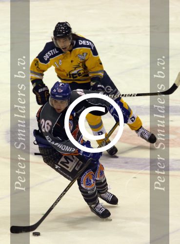 Tilburg, 13 Januari 2013
Finale Ijshockey tussen Kemphanen-Tilburg Trappers, eindstand 3-5
Nick Verschuren (No. 26)
Foto Peter Smulders BV