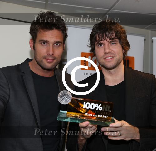 Hilversum, 9 Januari 2013
Uitreiking 100% NL Awards 2012
Nick en Simon, winnaars \