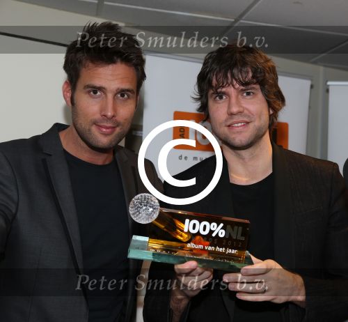 Hilversum, 9 Januari 2013
Uitreiking 100% NL Awards 2012
Nick en Simon, winnaars \