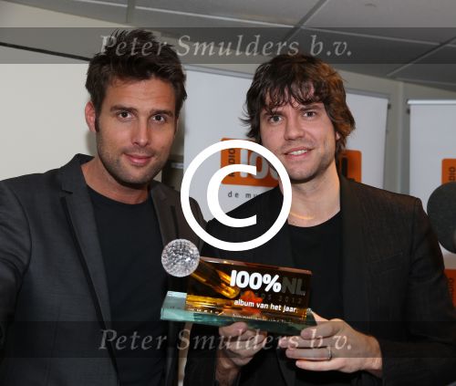 Hilversum, 9 Januari 2013
Uitreiking 100% NL Awards 2012
Nick en Simon, winnaars \