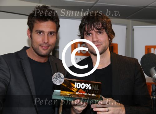 Hilversum, 9 Januari 2013
Uitreiking 100% NL Awards 2012
Nick en Simon, winnaars \
