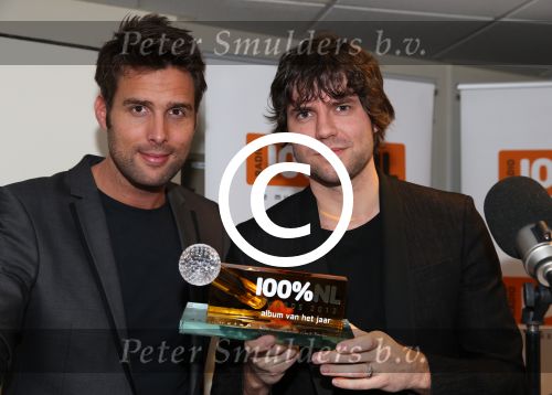 Hilversum, 9 Januari 2013
Uitreiking 100% NL Awards 2012
Nick en Simon, winnaars \