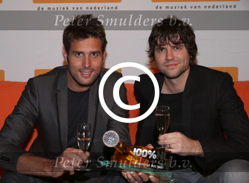 Hilversum, 9 Januari 2013
Uitreiking 100% NL Awards 2012
Nick en Simon, winnaars \