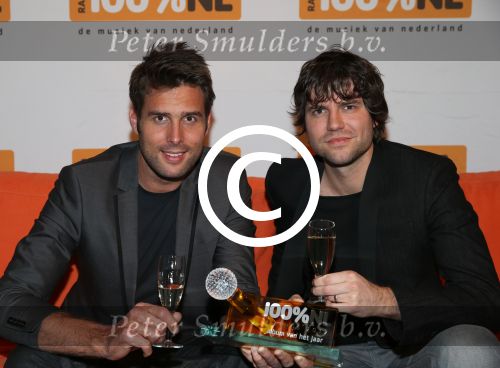 Hilversum, 9 Januari 2013
Uitreiking 100% NL Awards 2012
Nick en Simon, winnaars \