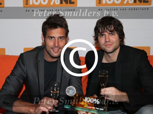 Hilversum, 9 Januari 2013
Uitreiking 100% NL Awards 2012
Nick en Simon, winnaars \