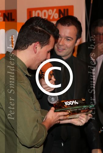 Hilversum, 9 Januari 2013
Uitreiking 100% NL Awards 2013
Nielson, Nieuwkomer van het jaar
Foto Peter Smulders BV