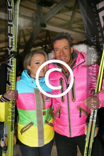 Wormerveer, 17 Januari 2013
Perspresentatie SBS van Vliegende Hollanders: Sterren van de Schans
Tesse Milne met Gerard Joling
Foto Peter Smulders BV