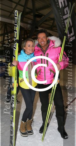 Wormerveer, 17 Januari 2013
Perspresentatie SBS van Vliegende Hollanders: Sterren van de Schans
Tesse Milne met Gerard Joling
Foto Peter Smulders BV