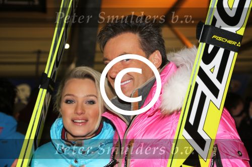 Wormerveer, 17 Januari 2013
Perspresentatie SBS van Vliegende Hollanders: Sterren van de Schans
Tesse Milne met Gerard Joling
Foto Peter Smulders BV
