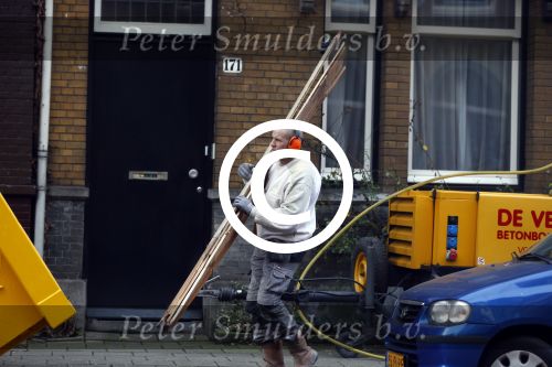 Amsterdam 7 januari 2013
Het nieuwe huis van Caro Emerald wordt nog helemaal verbouwd.
