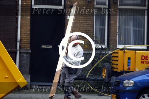 Amsterdam 7 januari 2013
Het nieuwe huis van Caro Emerald wordt nog helemaal verbouwd.