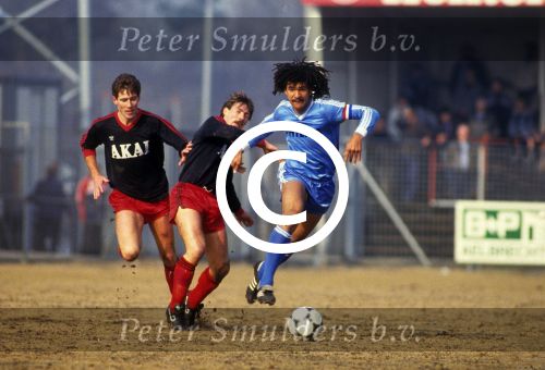 Rotterdam 9 Maart 1986, Excelsior-PSV, eindstand 0-1
Ruud Gullit
Foto Peter Smulders BV