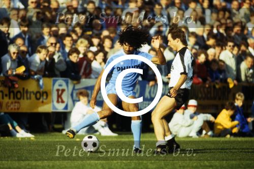 Gemert, 19 Juli 1986 Oefenwedstrijd v.v. Gemert-PSV, eindstand  0-9
Ruud Gullit
Foto Peter Smulders BV