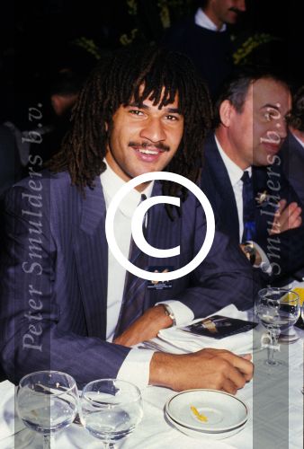 1986 Ruud Gullit met naast hem PSV voorzitter Jacques Ruts
Foto Peter Smulders BV