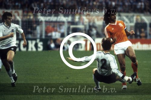 Hamburg, 21 Juni 1988 Nederland-Duitsland 2-1
met o.a. Ruud Gullit
Foto Peter Smulders BV
