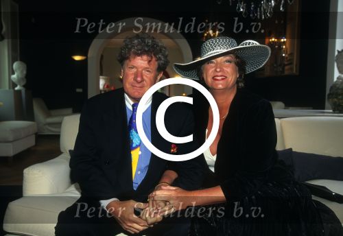 Willibrord Frequin met zijn tweede vrouw Marianne Frequin