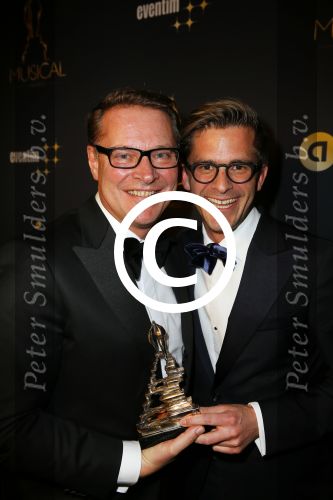 Utrecht 7 januari 2014
Musical awards in het Beatrix theater.
Albert Verlinde en Jeroen Dona