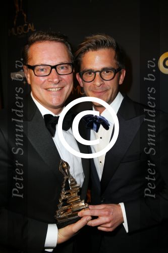 Utrecht 7 januari 2014
Musical awards in het Beatrix theater.
Albert Verlinde en Jeroen Dona