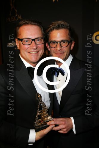 Utrecht 7 januari 2014
Musical awards in het Beatrix theater.
Albert Verlinde en Jeroen Dona