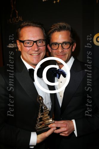 Utrecht 7 januari 2014
Musical awards in het Beatrix theater.
Albert Verlinde en Jeroen Dona