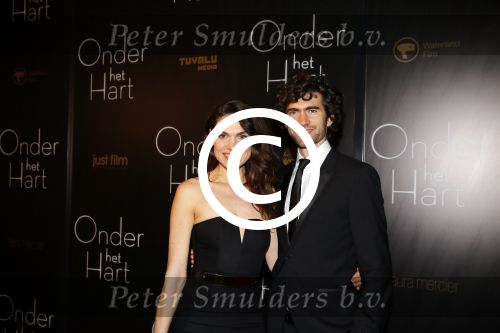 Amsterdam 12 januari 2015
Premiere onder het hart in het Anne theater.
Anna Drijver en partner Benja Bruijning