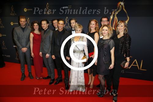 Utrecht 7 januari 2015
Musical awards gala in het Beatrix theater. oa  Jim Bakkum, Yes-r, Vera Mann e.a. cast hartsvrienden
