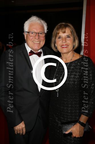 Amsterdam 16 december 2014
Sportman van het jaar verkiezing in de RAI.
Cees Rein v d Hoogenband met zijn vrouw Astrid v d Hoogenband