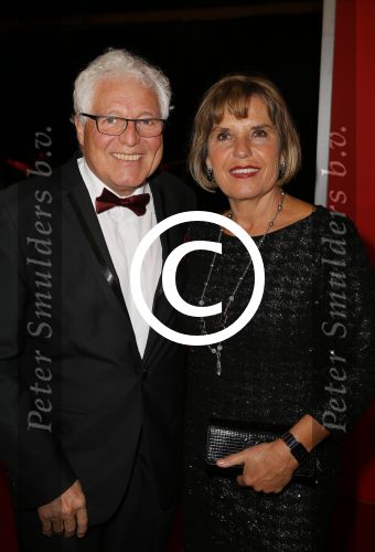 Amsterdam 16 december 2014
Sportman van het jaar verkiezing in de RAI.
Cees Rein v d Hoogenband met zijn vrouw Astrid v d Hoogenband