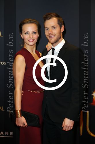 Utrecht 7 januari 2015
Musical awards gala in het Beatrix theater.
Cindy Bell met vriend