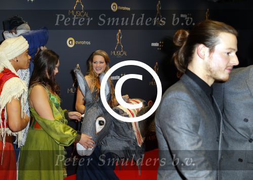 Utrecht 7 januari 2015
Musical awards gala in het Beatrix theater. Desi van Doeveren en ex Guido Spek