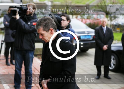Fijnaart 10 januari 2015                                                                                                     Begrafenis van de vader van Frans en Dorus Bauer; Chris in de kerk in Fijnaart.De moeder van Frans en Mariska en de kinderen zijn natuurlijk aanwezig.
