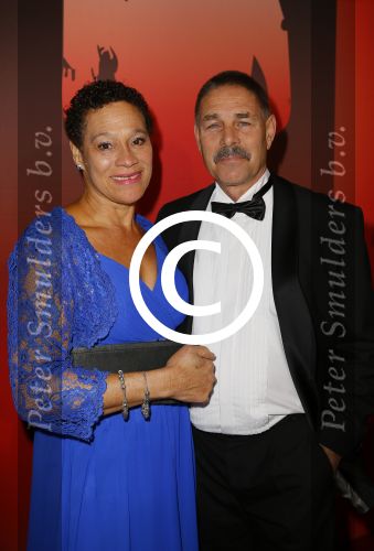 Amsterdam 16 december 2014
Sportman van het jaar verkiezing in de RAI.
Enith Brigitha met partner